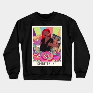 Spiritual AF (Rainbow) Crewneck Sweatshirt